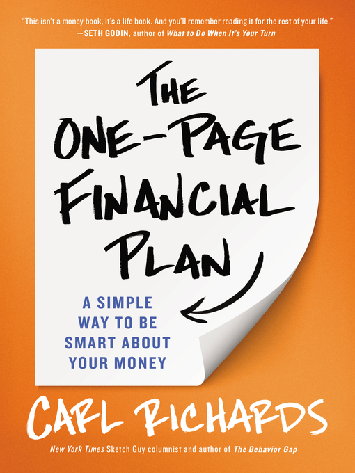 Title details for The One-Page Financial Plan by Carl Richards - Wait list